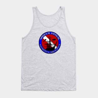 Wreck Diver North Carolina Graveyard of the Atlantic Scuba Diving Tank Top